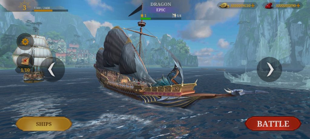 Dragon Sails  Ship Battle เกมมือถือ ออนไลน์